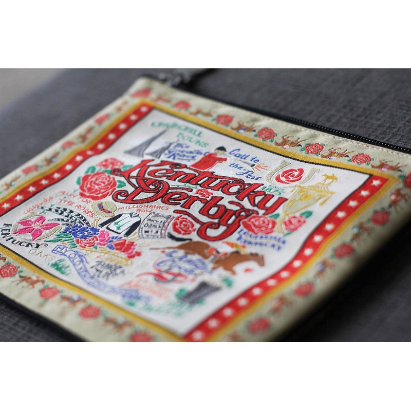 catstudio Kentucky Derby Zip Pouch | 5" x 7"