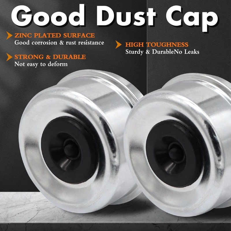 [2 Sets] Taxutor Trailer Hub Bearing Kit for #D42 Spindle