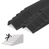 10 Pack Rubber Stair Nosing - 3.3Ft Stair Anti-Slip Adhesive