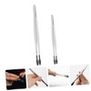 FOMIYES 4sets Stamp Collector Tweezers Stainless Steel Tweezers Set Multi-function