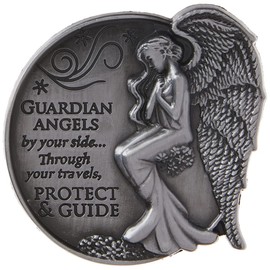AngelStar 15690 Stars Guardian Angel Visor Clip Accent, 2-1/2-Inch,Grey