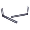 Operitacx Stainless Steel Fixed Brackets Set of 2 Corner for