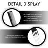 2 pieces needle comb and 2 pieces pointed tail comb,