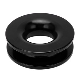 Windenbergungsring, Windenschnappbergungsring 41000 Pfund Bruchfestigkeit für 7/16 Zoll 1/2 Zoll Weichen Schäkel mit 3/16 Zoll 1/4 Zoll 3/8 Zoll Seilen, Windenbergung (Black)