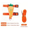 Bunny Harness and Leash for Rabbits,Bunny Vest Leash Eescape Proof