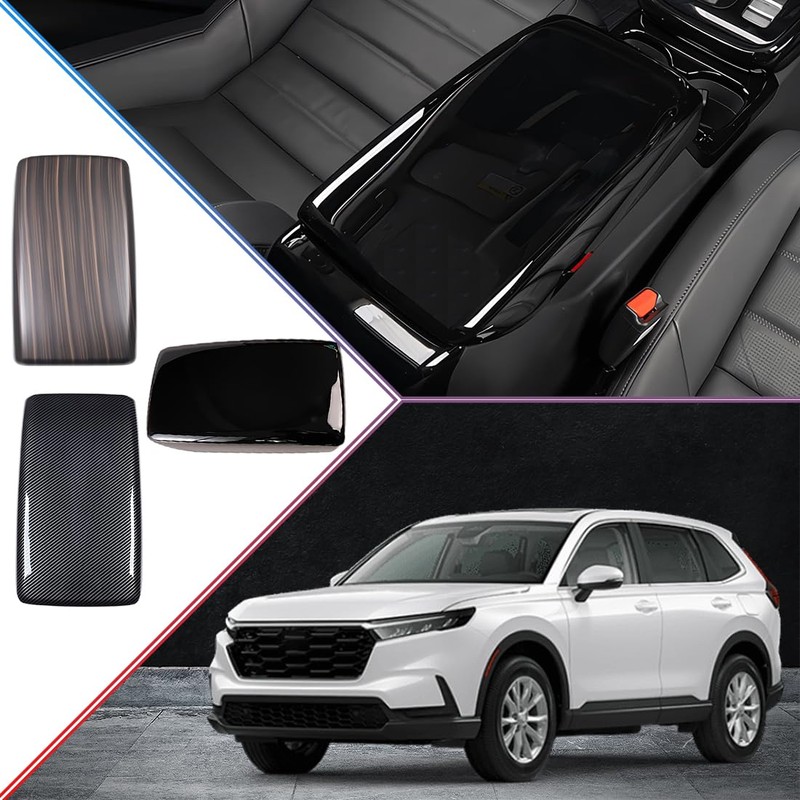 MUXEE Center Console Armrest Box Panel Cover for Honda CRV