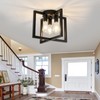 ZGLAOJT Motion Sensor Ceiling Light Fixture 3-Lights Semi Flush Mount