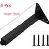 Geesatis 10 Inch Heavy Duty Adjustable Table Legs - Set
