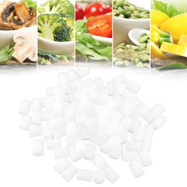 Cafopgrill 100 Pcs Hydroponic Sponge Planting Gardening Tool,Soilless Hydroponics Vegetable Growing System Seedling Sponges Greenhouse(White)