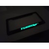 LICENSE PLATE FRAME Glowing Boost Turbo 100% Carbon Fiber License