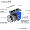 Mighty Max Battery YTX20L-BS Gel Battery for Yamaha YFM700FG Grizzly