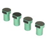 4 Pcs 19mm Bench Dog Green Aluminum Alloy Workbench Peg