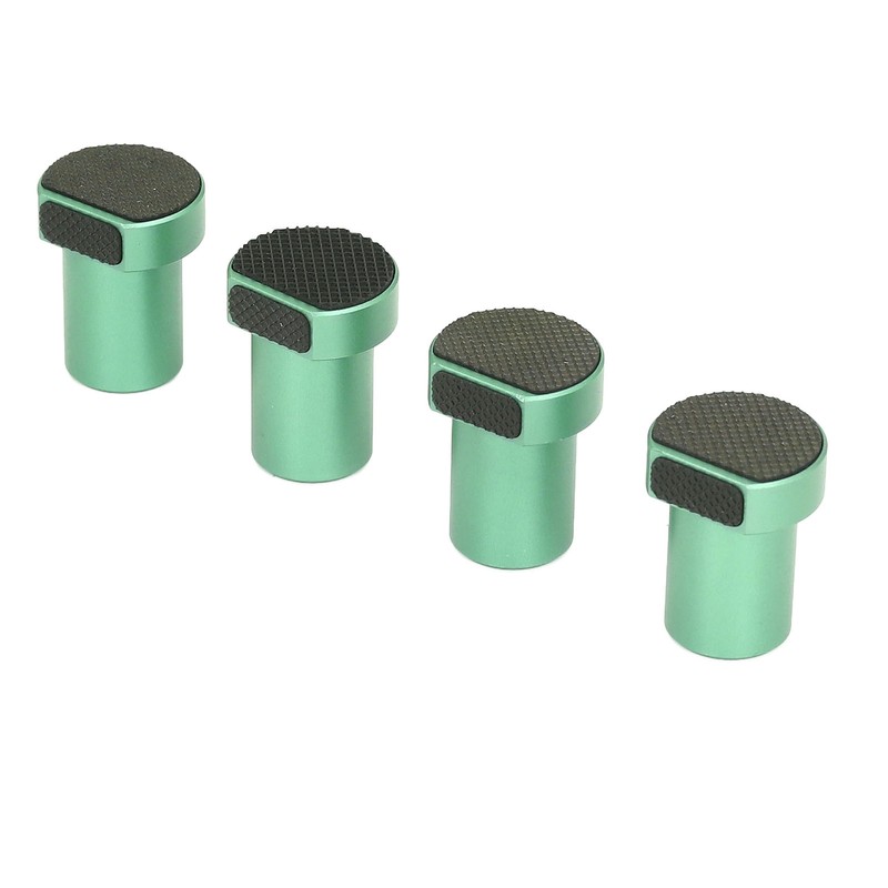 4 Pcs 19mm Bench Dog Green Aluminum Alloy Workbench Peg