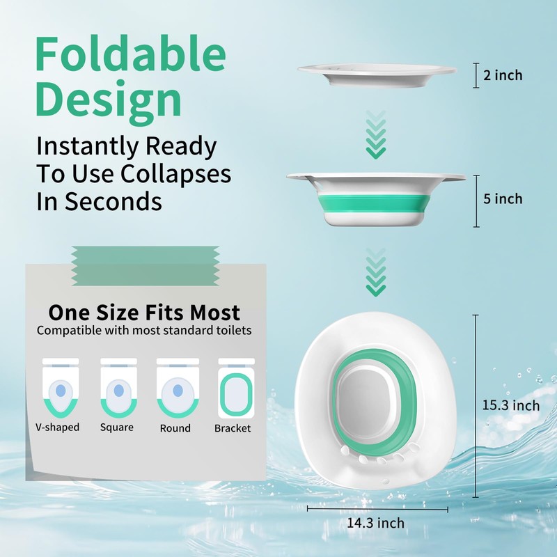 RUGUO Sitz Bath for Toilet Seat - Yoni Steam Seat