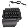 One Handed Gaming Keyboard 39 Keys Luminous Ergonomic Design Anti