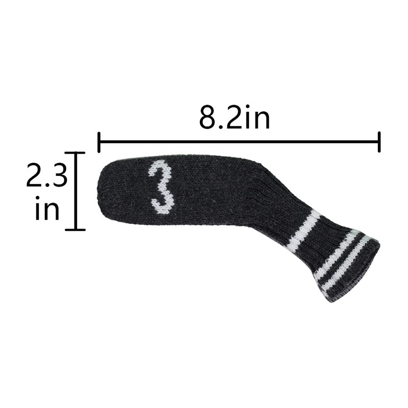 Scott Edward Fundas Tejidas Iron Golf Club, Paquete de 10