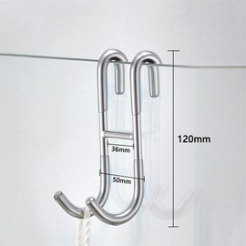 3Pcs Over The Door Hooks Kitchen Bathroom S Shaped Shower Door Hooks Glass Hanging Hook,Towel Hooks for Bathrooms Frameless Glass Door,Heavy Duty Stainless Steel Hook for Shower Door