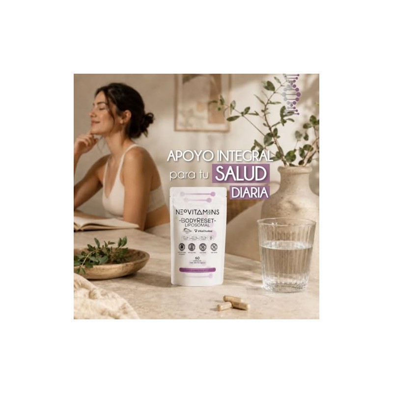 Body Reset Liposomal | 60 Cápsulas | Berberina | Uso