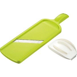 川崎合成樹脂 VC キャベツスライサー VC-030 調理プレート:約12×40.5×2.4cm、安全ホルダー:約13×9×3.5cm