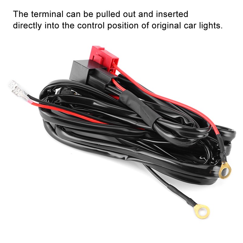 12V/40A High Power Work Light Switch Wiring Harness Waterproof for