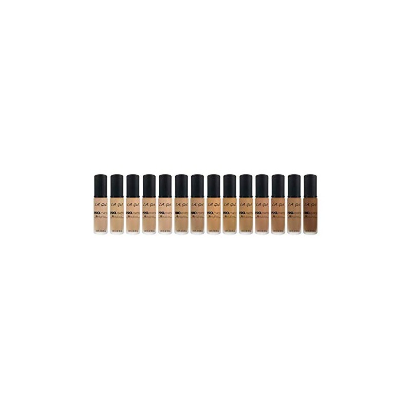 L.A. Girl Pro.matte foundation - sandy beige, 1 fl. oz.