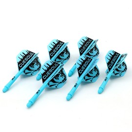 CUESOUL Rust Integrated Dart Shafts and Flights, with Exclusive Pattern Design, Pack of 6