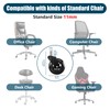 3" Office Chair Wheels Replacement, Roller Blade Wheels - Set