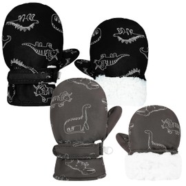 Sea Zaela Baby Toddler Winter Snow Gloves Waterproof Mittens Fleece Lined Infant Baby Boys Girls Winter Warm Gloves 2-4 T