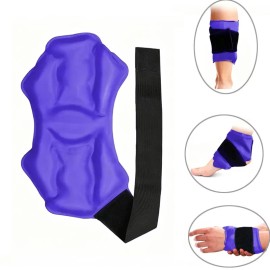 Toolzia Reusable Hot & Cold Gel Ice Pack Wrap - Ankle, Wrist, Elbow, Foot