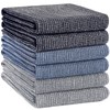 smiry Premium Kitchen Towels(18"x 28", 6 Pack), Large Cotton Dish