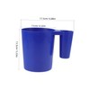 Abaodam Pool Durable Plastic Powder Scoop with Handle for Efficient