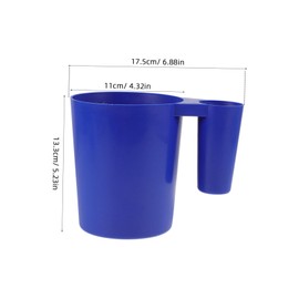 Abaodam Pool Durable Plastic Powder Scoop with Handle for Efficient Pool Maintenance for Removing Chemicals and Debris Pool Supply