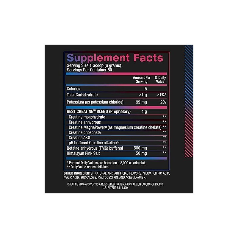 BPI Sports BEST Creatine 6 Formas Avanzadas de Creatina Betaína