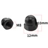 Yesmin 12 Pcs M8 Dome Nut,For Industry,Power,Hardware,Equipment,Etc