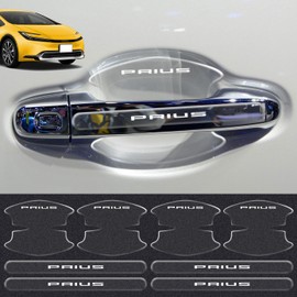 HUDIY Toyota New Prius 60 Series Door Handle Protector, For Car Use, Door Knob Cover, PRIUS 60 Series, ZVW60, ZVW65, MXWH60, MXWH65 (January 2023 - Present), Silica Gel Material, Scratch Hide, Seal,