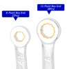 Bestgle Mini Combination Wrench Set, 10Pcs Metric 4-11mm Small Wrench