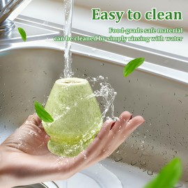 5 in 1 Japanese Matcha Set, Matcha Bowl with Spout, Matcha Whisk Holder, Bamboo Matcha Whisk and Bamboo Scoop, 16 oz Mottled Tea Green Glaze Ceramic Matcha Kit for Tea Lovers (Matcha)