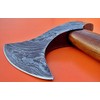 AX-7001 Custom Handmade Damascus Steel Axe with Rose Wood Handle