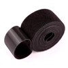 Gusseted Waves Zip Ties, Magic Binding Band, Black, 20.0 inches