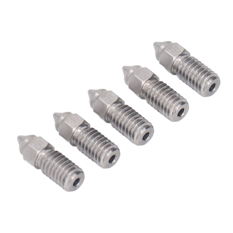 0.4mm Nozzles Kit High Flow High Temp Resistant Stainless Steel