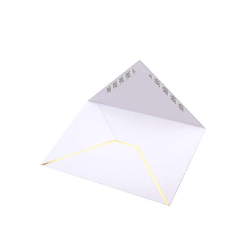 A7 Envelopes - V Flap Foil Border Luxury Mailing Envelopes