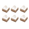 Coward Bamboo 6 Pcs Rings Display Stand, Ring Jewelry Holder