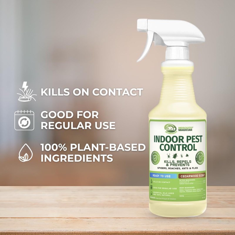 Mosquito Magician Indoor Pest Spray – Design for Indoor Use