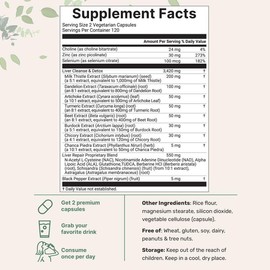Micro Ingredients Liver Detox, 240 Veggie Capsules, 20-in-1 Advanced Support Complex