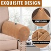 Stretch Armrest Covers Velvet Arm Covers for Chairs Couch Sofa