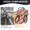 Pack of 6 Stainless Steel Wire Saw, 70 cm Cable