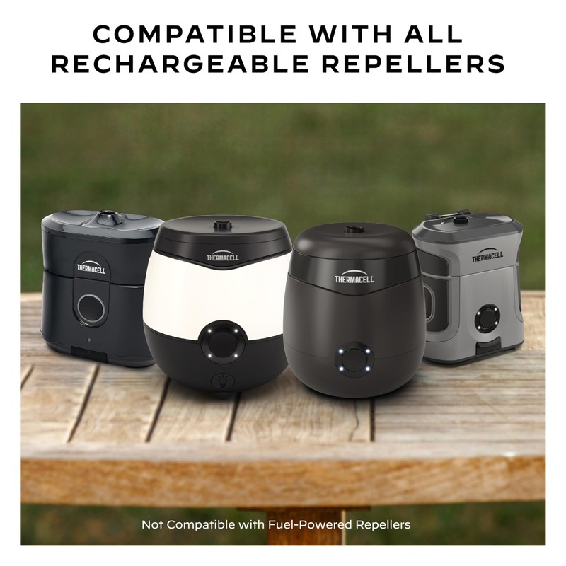 Thermacell Patio Shield Mosquito Repellent E-Series Rechargeable Repeller Bundle; 20’