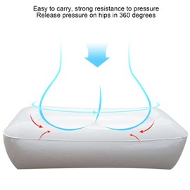 Cocoarm Moisture-Resistant Inflatable Kayak Seat Cushion with Strong Pressure Resistance, Tear and Abrasion Resistance, Inflatable Seat Pad for Fishing Boats, 56 x 27 x 15 cm