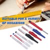 Carpenter Pencil Marker Set Multifunctional 6 Long Nib Deep Hole