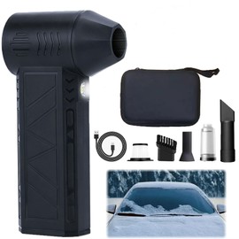 2026 Upgrade Snow Removal for Cars,130000 RPM Handheld Mini Snow Blower for Car with Dual Mode Design Snow Master Pro Led Turbo Blower Portable Turbo Blower for Vehicle Snow Removal and Home Cleaning